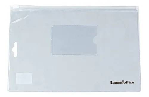 Sobre Of Pvc Zip Lama Cristal