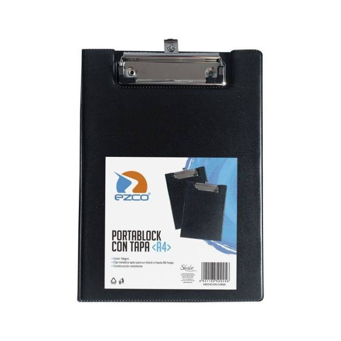Portablock Ezco A4 C/Tapa