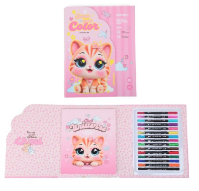 Coloring Set Xl St328 Cat