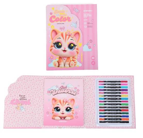 Coloring Set Xl St328 Cat
