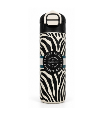 Botella Wild Cebra Black Bz193