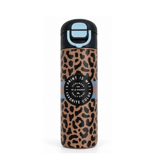 Botella Wild Leopardo Black Bz193