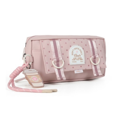 Cartuchera Triple Moka Pink Fs173
