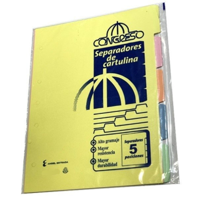 Separador Congreso A4 Color