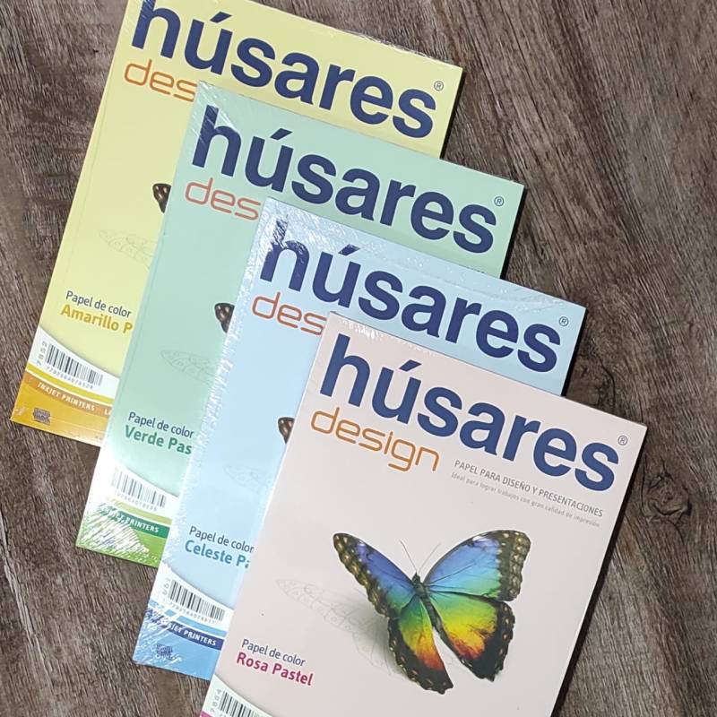 Resma A4 Color Husares 500 Hojas