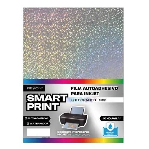 Film Adhes. Holografico A4 *10Hjs
