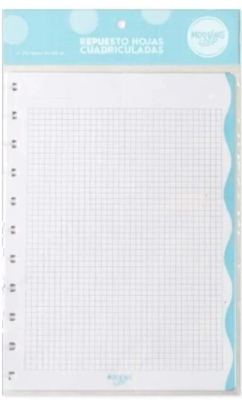 Repuesto Carta Cuadriculado