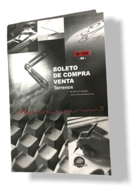 Boleto Cpra/Vta. Terreno 7768