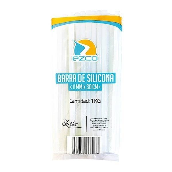 Barras De Silicona Fina Ezco 1Kg