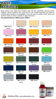 Base Acrilica * 200Cc Ad 186 Al 200
