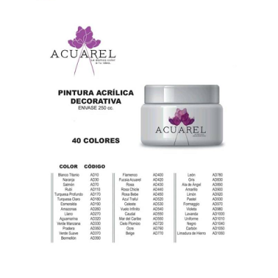 Acrilico Acuarel 250Cc 10 Al 560