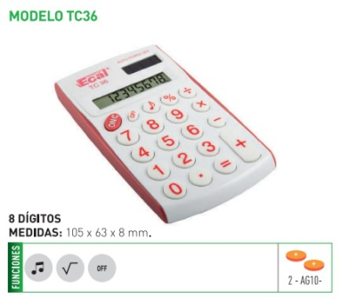 Calculadora Ecal Tc36