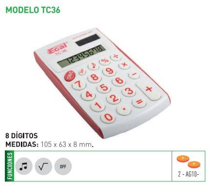 Calculadora Ecal Tc36