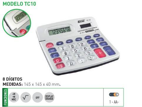 Calculadora Ecal Tc10
