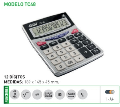 Calculadora Ecal Tc48