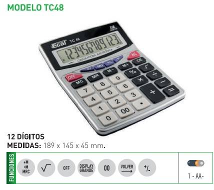 Calculadora Ecal Tc48