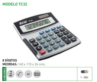 Calculadora Ecal Tc32