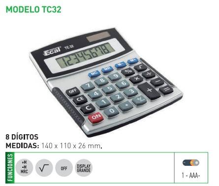 Calculadora Ecal Tc32