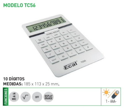 Calculadora Ecal Tc56