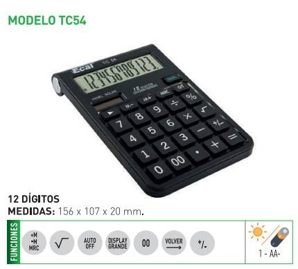 Calculadora Ecal Tc54