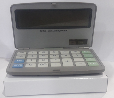 Calculadora C/Tapa Gris