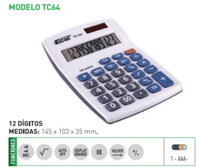 Calculadora Ecal Tc64
