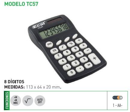 Calculadora Ecal Tc57