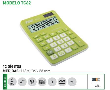 Calculadora Ecal Tc62