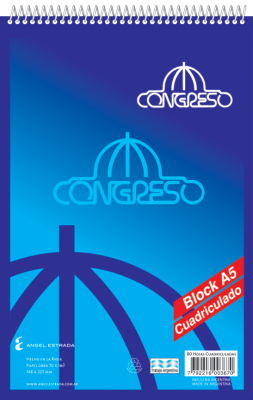 Block Congreso A5 C/Esp. *80H