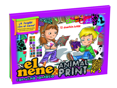 Block El Nene Fantasia Animal Print