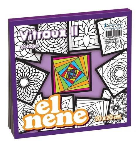 Block El Nene Mandala Vitraux 20*20