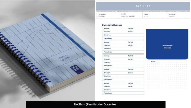 Planner 15*21 Docente 2
