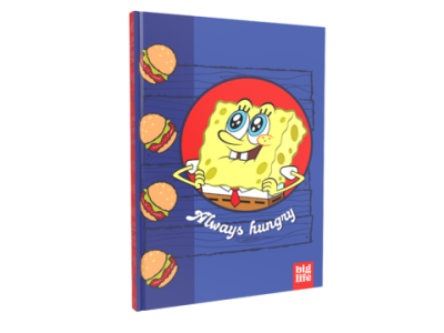 Cuad.cosido T/D Bob Esponja 2025