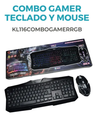 Teclado Global+Mouse Gamer Kl116