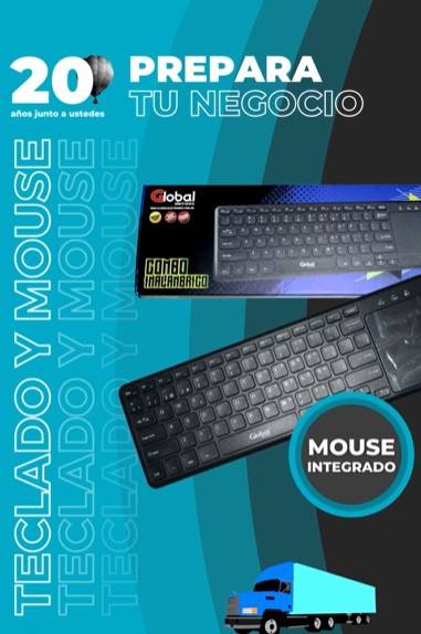 Teclado Global Combo Inalambric 601