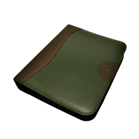 Ag.nivel 10 Cuero Vde/Marron 3686