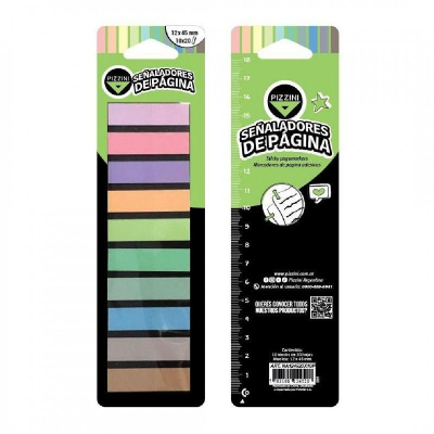 Banderitas Adh.*12 Pizzini Pastel