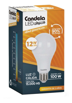Lampara Candela 12W