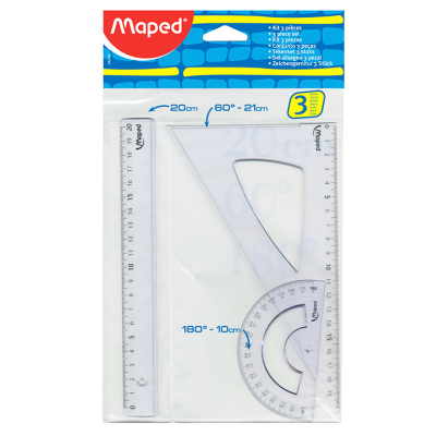 Set Geometria Maped 242793 3P*20Cm