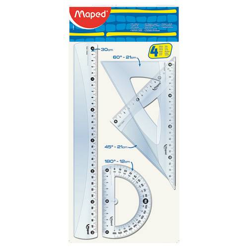 Set Geometria Maped 242830 4P*30Cm