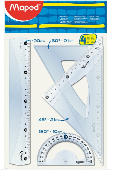 Set Geometria Maped 242820 4P*20Cm