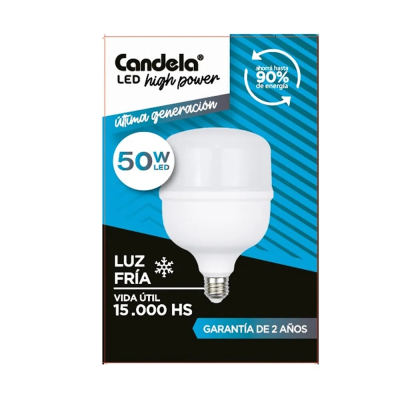 Lampara Candela 50W Fria