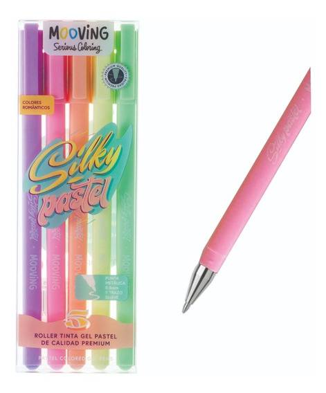 Bol.roller Gel Pastel *5 Mooving