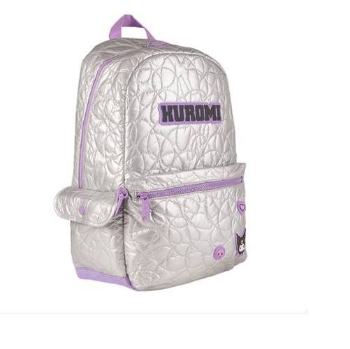 Mochila Mooving Kuromi Silver