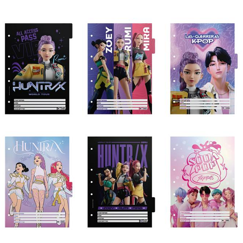 Separadores A4 Guerreras K-Pop 2027