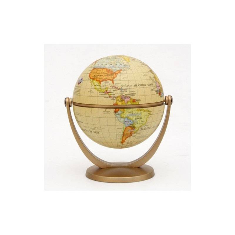 Globo Terraqueo 10Cm Antiguo 107A