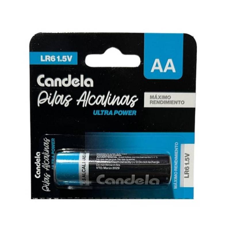 Pilas Candela Alcalina Aa