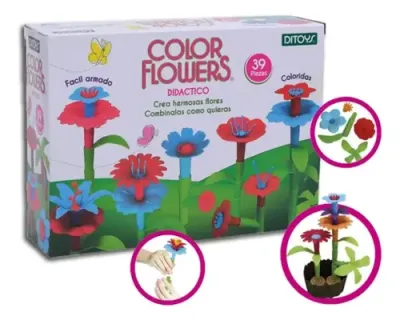 Color Flowers 39 Pzas 2805