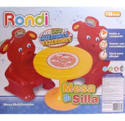 Juego De Mesa Y Silla Rondi Varon