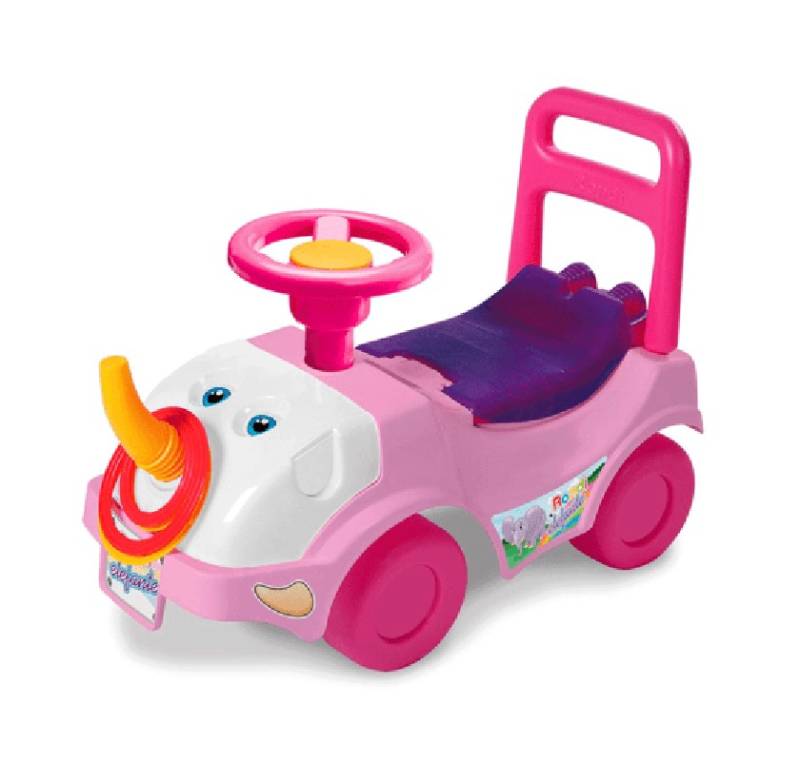 Andador Elefante Rosa